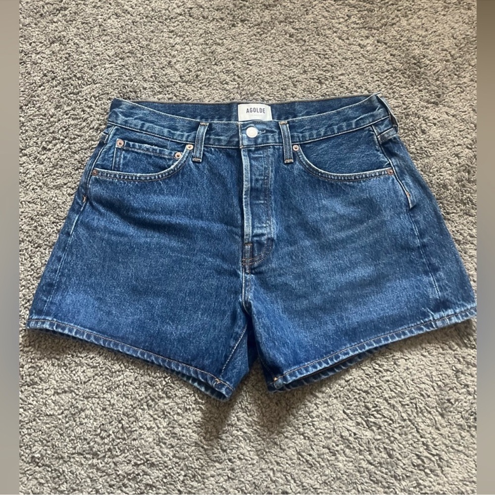 Agolde Parker Long Shorts - Picture 4 of 13